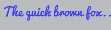 Image with Font Color 3E3EFA and Background Color BBBCBF